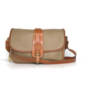 Dooney & Bourke Tan and Brown Crossbody Bag
